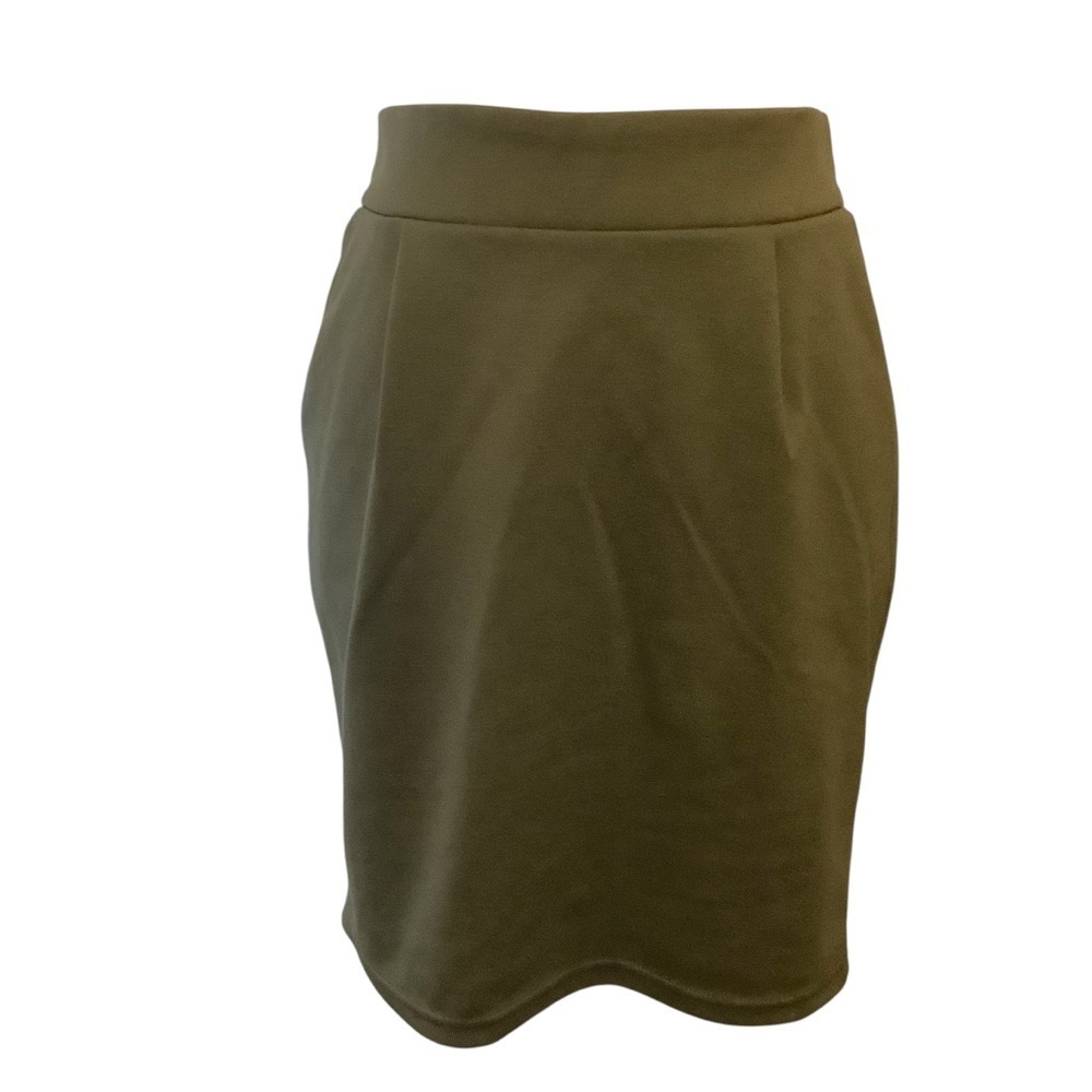 ICHI IHKATE KALAMATA GREEN MIDI SKIRT/ Size S